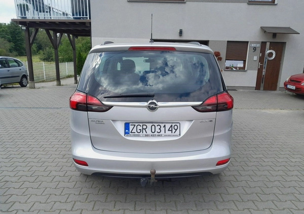 Opel Zafira cena 37900 przebieg: 183260, rok produkcji 2013 z Malbork małe 211